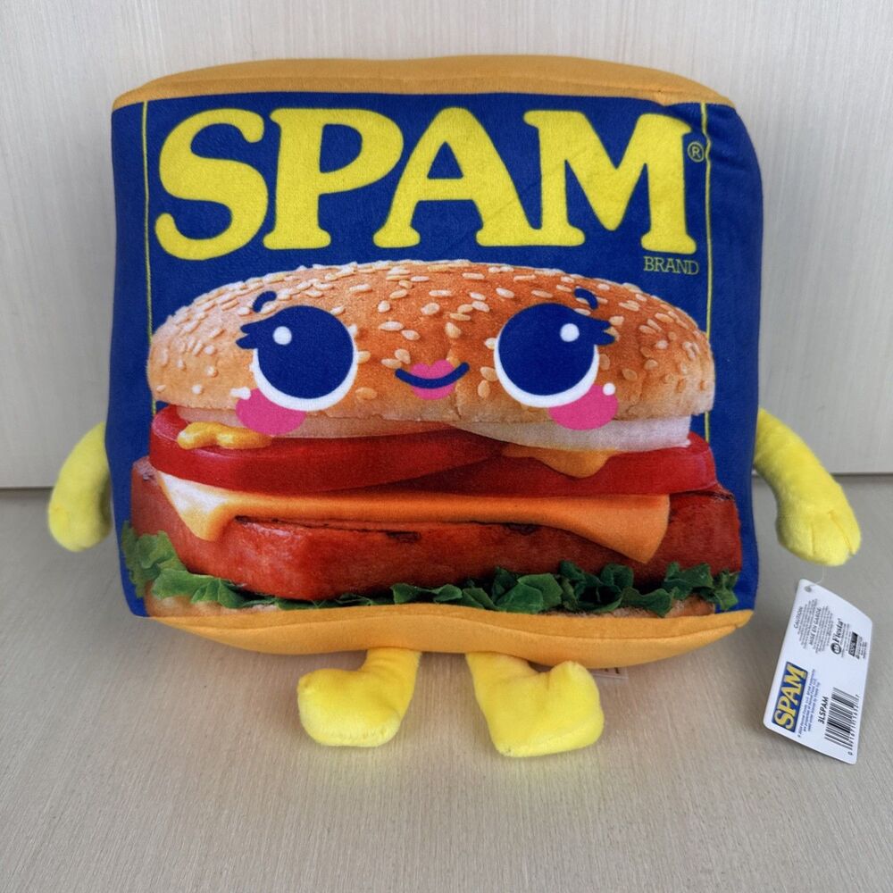 Spam Plush Toy 12 in x 10 in Girl Fiesta Toy